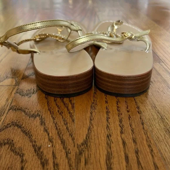 Vero cuoio sandals with diamond crystals size 7 EUC - Picture 2 of 5